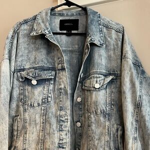 Forever 21 plus size jean jacket